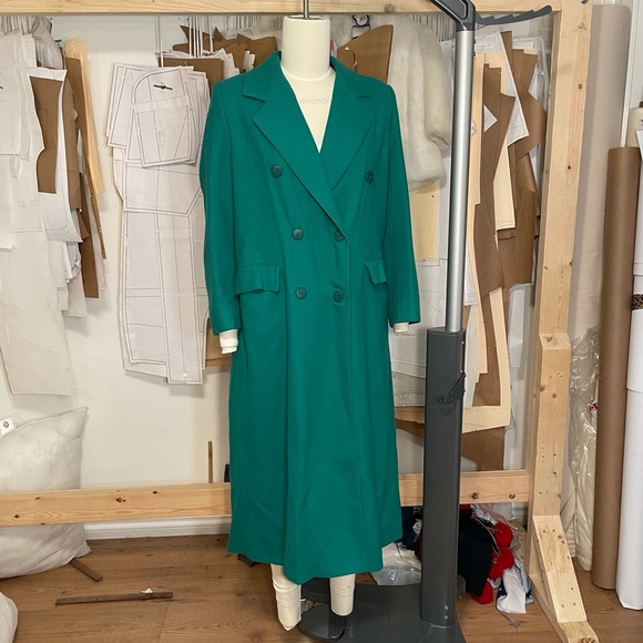 Emerald Green Wool Jacket - Picture 2 of 6